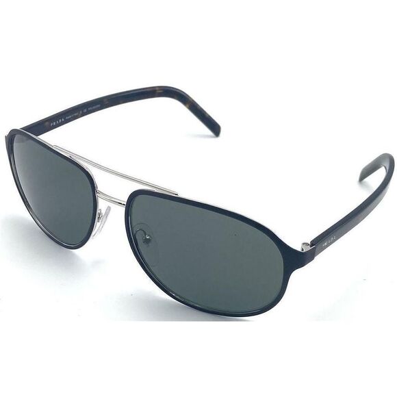 NEW PRADA SPR 53X 524-736 BLACK AUTHENTIC SUNGLASSES SPR53X 60-16 - Picture 1 of 6